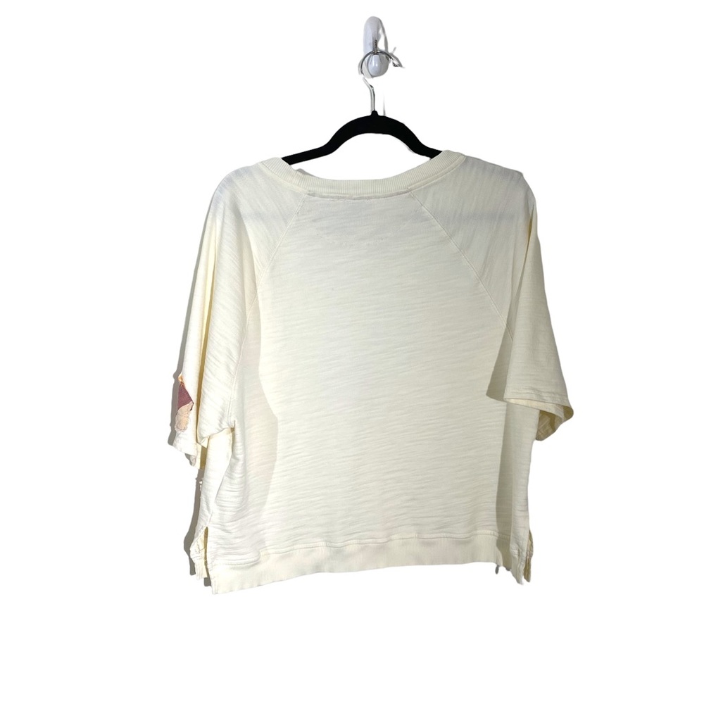 Anthropologie Postmark Patchwork Short Sleeve Top - image 3